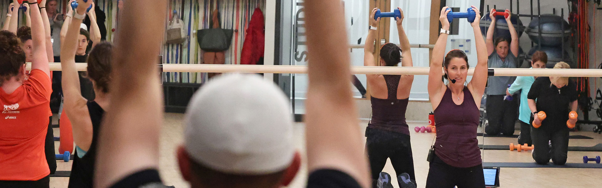 Fitness class at the Plymouth Community Center